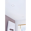 Hera Lumi�re encastr�e pivotant IP44, noir, transparent, laqu� gradable 7