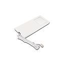 LED under-cabinet luminaire LED Slim-Pad F, IP20, homogeneous area light, LED24 connection, 5W 4000K, white