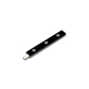 Halogène sur rail LED 2-LINK PIXEL avec prise de courant, avec optique de lentille IP20, noir mat gradable