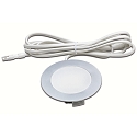 Lumière encastrée HVCLS FR 78-LED rond IP20, chrome, opale gradable 3W 200lm 3000K CRI 80-89