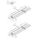 Hera Luminaires pour meuble haut bas IP20, acier inoxydable, opale gradable