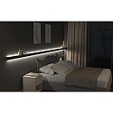 Hera Luminaire mural INTERO-LINE 60CM (NV) haut bas, Tunable White IP20, acier inoxydable brossé 
