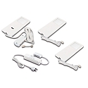 3pc. set of LED under-cabinet luminaire LED Slim-Pad F, IP20, with IR dimmer + transformer LED 24 / 30W, 5W 4000K, white