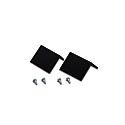 Capot lot de 2, noir, laqu�