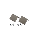 Capot lot de 2, acier inoxydable, laqu�