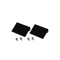 Capot lot de 2, noir, laqu�