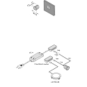 Hera Recessed seasaw-switch SEM round, black, printed with 0 + I, incl. 11-fold distributor LED 24 white, max. 48W