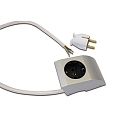 socket, anodised aluminium
