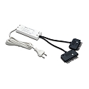 Transformateur LED 350 avec prise de courant, 9 fois, noir , blanche