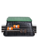 HEITRONIC Bo�tier int�gr� JUMBO accessible, vert, noir 