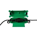 HEITRONIC Bo�te de distribution MINIMO 2 voies, vert