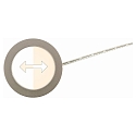 LED Recessed spot FR68-LED, 4W, 110�, 2700-5000K, 240lm, IP20, stainless steel