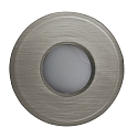 HEITRONIC Projecteur d'extérieur DL7001 rond, rigide IP65, fer brossé gradable