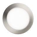 HEITRONIC Downlight AURORA version pour montage encastr�, conducteur inclus, rayonnement lat�ral IP20, argent 