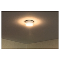 HEITRONIC Downlight AURORA version pour montage en surface, conducteur inclus, rayonnement lat�ral IP20, blanche 