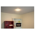 HEITRONIC Downlight AURORA version pour montage encastr�, conducteur inclus, rayonnement lat�ral IP20, blanche 