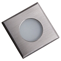 Projecteur encastr� HEICONNECT NUERNBERG 4 angulaire, accessible, commutable IP67, acier inoxydable bross� 