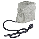 HEITRONIC Colonne de prises STONE 4 fois, gris