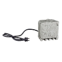 HEITRONIC Colonne de prises STONE 4 fois, gris