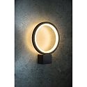 HEITRONIC LED Wall luminaire KALEO LED Outdoor luminaire, 10W, 3000K, 500lm, IP54, graphite