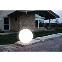 HEITRONIC Lampe � boule MUNDAN rond, avec prise de courant, m�dium E27 IP44, blanche gradable