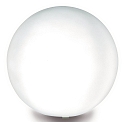 HEITRONIC Lampe � boule MUNDAN grand, rond, avec prise de courant E27 IP44, blanche 