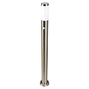 Luminaire en forme de borne LARISA 2 avec capteur, avec d�tecteur de mouvement E27 IP44, acier inoxydable, satin� 