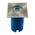 Projecteur encastr� POTSDAM angulaire, rigide, accessible GU10 IP67, acier inoxydable gradable