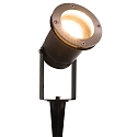 HEITRONIC Lampe � broche HEICONNECT rotatif, inclinable GU5,3 IP65, acier inoxydable, d�gager 