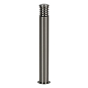 Lampadaire d'ext�rieur CALYPSO cylindrique, langue E27 IP44, acier inoxydable, mat gradable