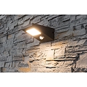 HEITRONIC Lampe murale solaire SOLAR FIONA avec capteur IP54, anthrazit 