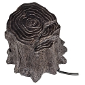 HEITRONIC Colonne de prises WOODBLOCK 4 fois, marron