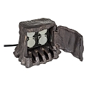 HEITRONIC Colonne de prises WOODBLOCK 4 fois, marron