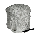 HEITRONIC Colonne de prises PIEDRA 4 fois, gris