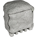 Colonne de prises PIEDRA 4 fois, gris