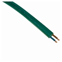 Illumination cable, flat cable, 50m, 230V AC, IP44, green