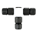 HEITRONIC T Cable connector, 3 pole, IP68, black