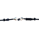 HEITRONIC Câble connecteur 5 pôles, noir 