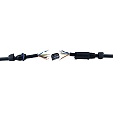 HEITRONIC Câble connecteur 5 pôles, noir 