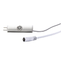 HEITRONIC Interrupteur MICANO avec prise de courant, argent