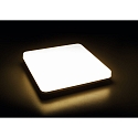 HEITRONIC Applique et plafonnier PRONTO angulaire IP54, blanche 