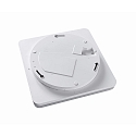 HEITRONIC Applique et plafonnier PRONTO angulaire IP54, blanche 