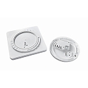 HEITRONIC Applique et plafonnier PRONTO angulaire IP54, blanche 