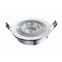 HEITRONIC Downlight DL7801 rond GU5.3 und GU10 IP20, aluminium bross� gradable