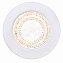 HEITRONIC Downlight DL7002 pivotant IP44, blanche gradable