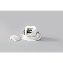 HEITRONIC Downlight DL7002 pivotant IP44, blanche gradable