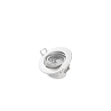 HEITRONIC Downlight DL7002 pivotant IP44, blanche gradable
