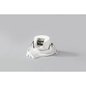 HEITRONIC Downlight DL7002 pivotant IP44, blanche gradable