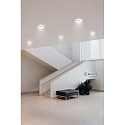 HEITRONIC Downlight DL7002 pivotant IP44, blanche gradable