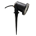 HEITRONIC Lampe � broche DALIAN rotatif, avec prise de courant, inclinable GU10 IP65, anthrazit gradable